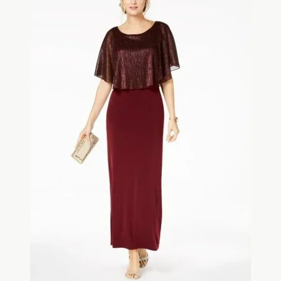 knee length dresses for ladies Connected Apparel TKH40623